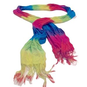 Rainbow scarf